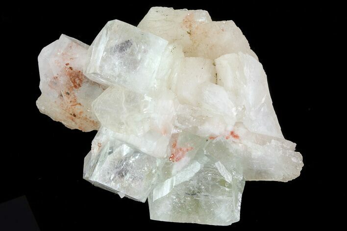 Zoned Apophyllite Crystals With Stilbite - India #72074